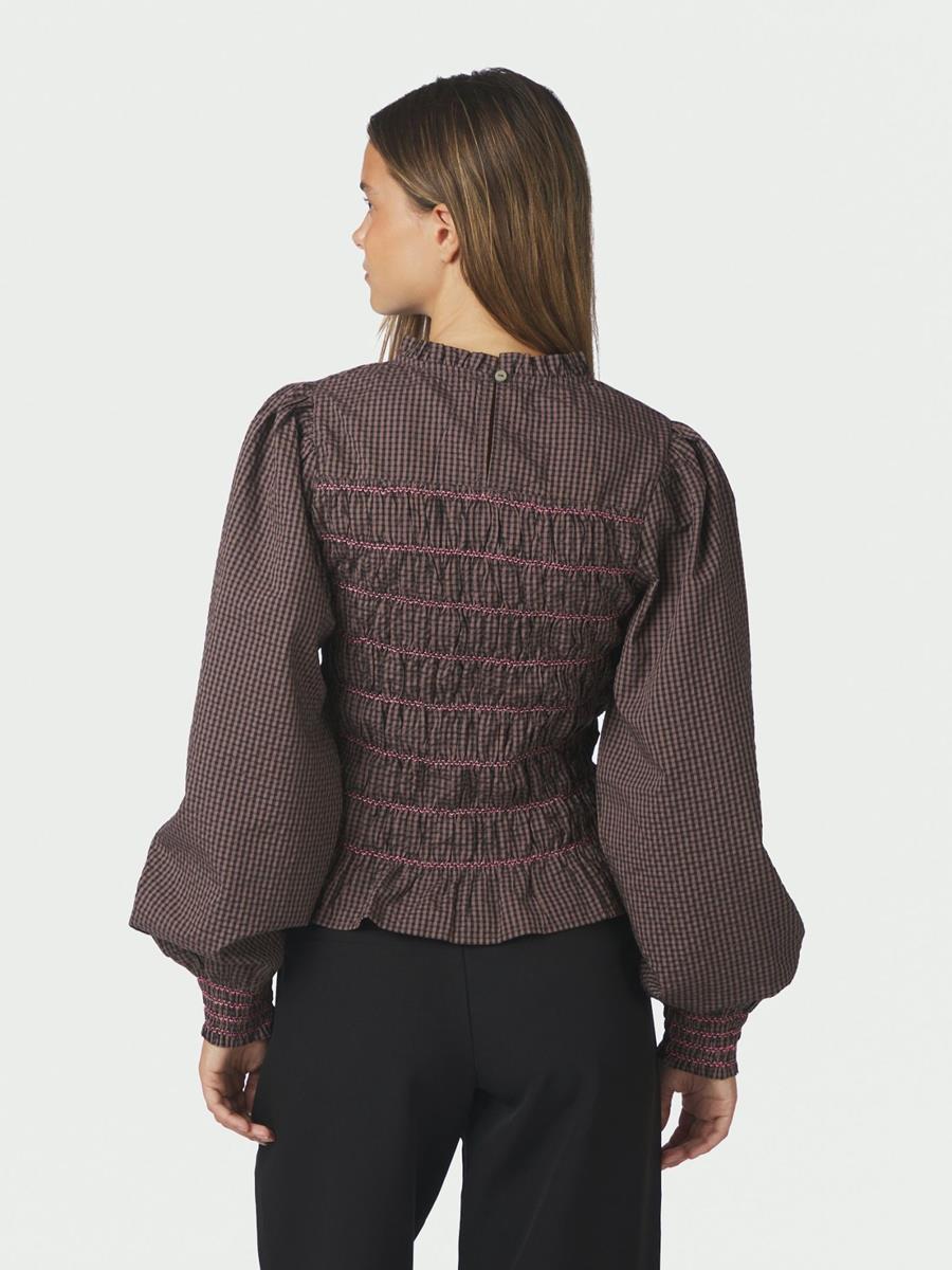 Neo Noir Blouse Oliana Bruin 3