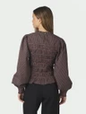 Neo Noir Blouse Oliana Bruin 3