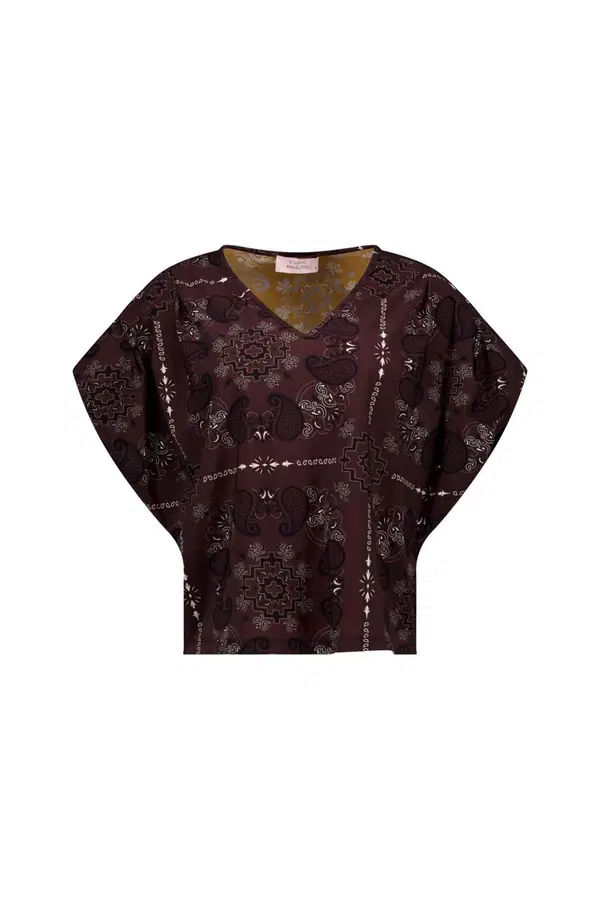 Studio Anneloes Blouse Renske paisley to Bruin 1