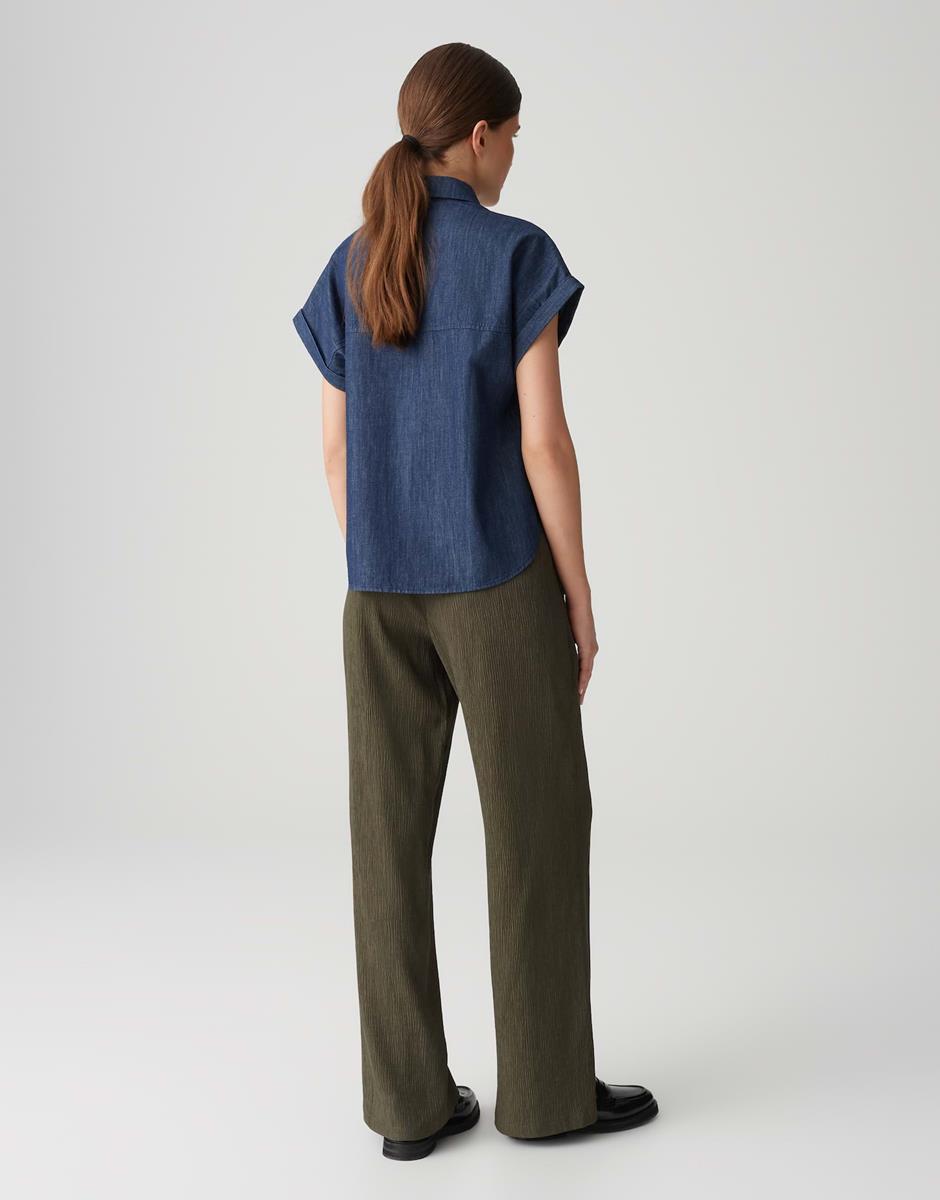 OPUS Blouse Folmes Blauw 3