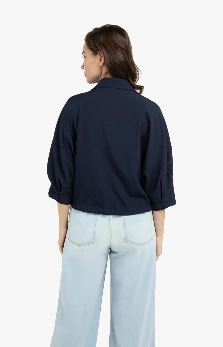 YAYA Blouse 01-201206-603 Blauw 5