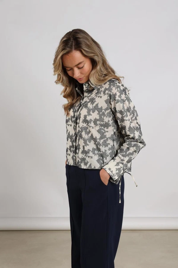 NUKUS Blouse Bailey Blauw 1