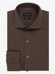 Cavallaro Overhemd Piquo Taupe 1