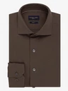 Cavallaro Overhemd Piquo Taupe 1