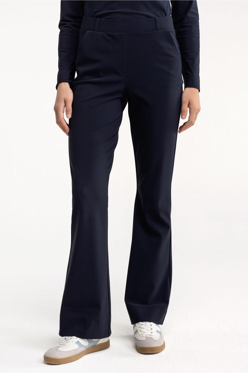 Studio Anneloes Pantalon Flair Bonded Blauw 4
