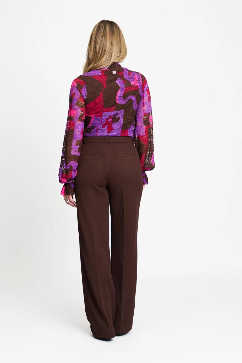 POM Amsterdam Pantalon SP9754 Bruin 3