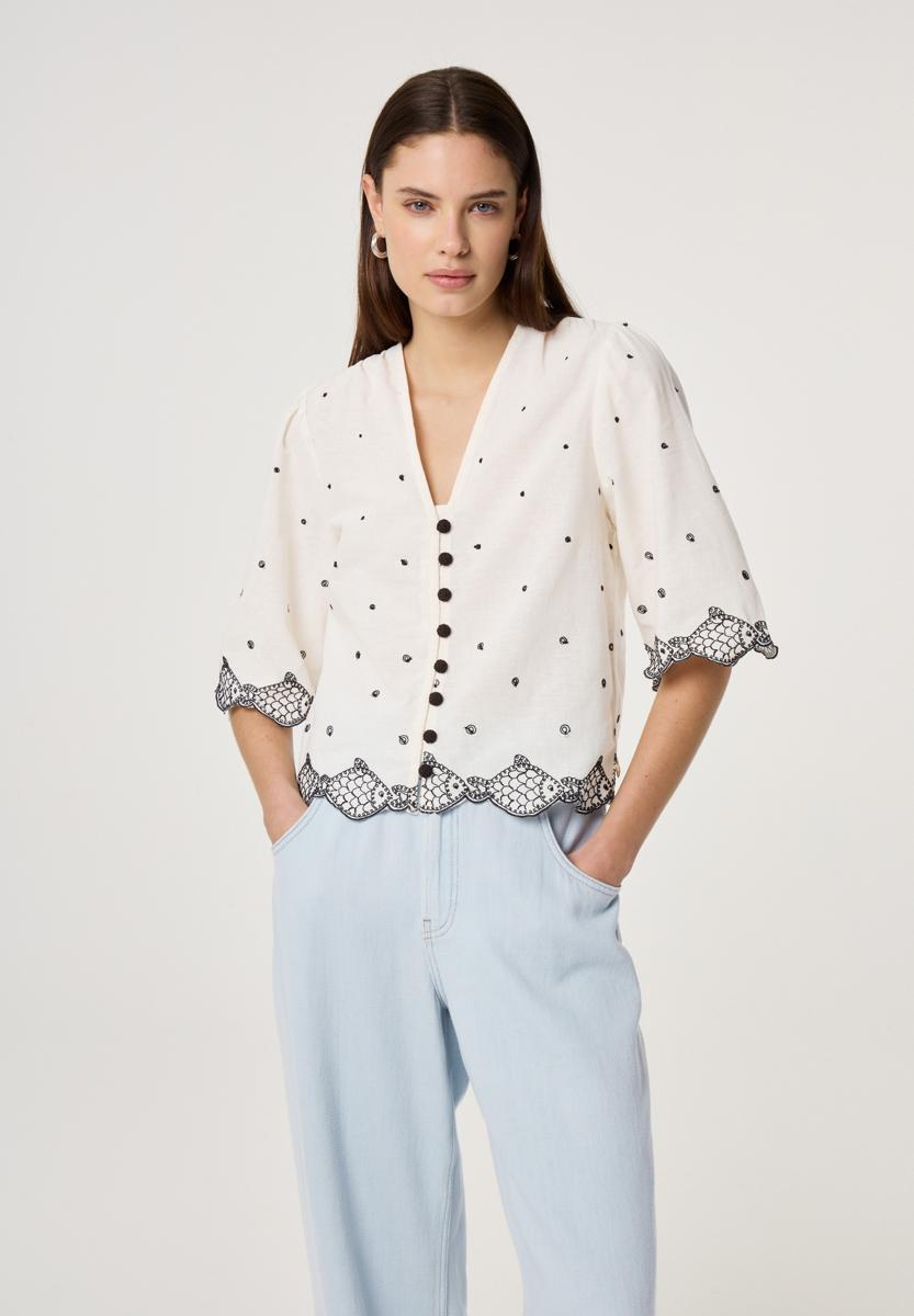 Fabienne Chapot Blouse Tylera Off-White 1