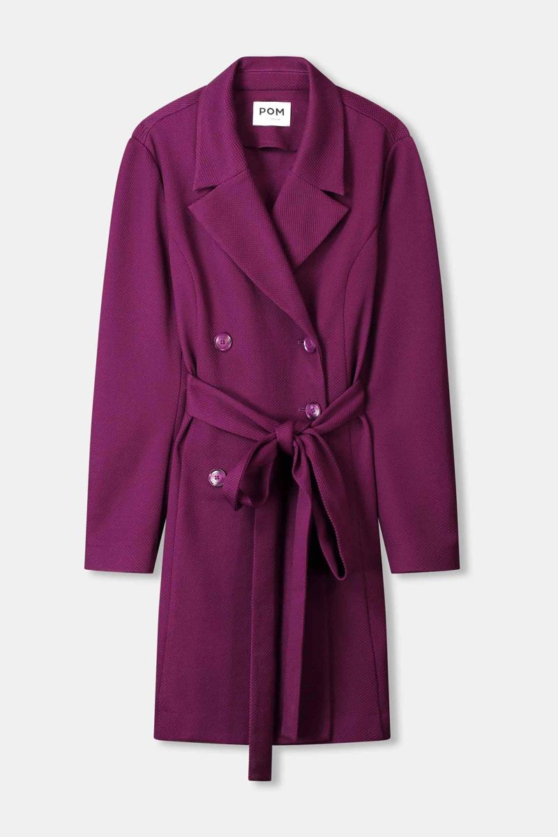 POM Amsterdam Jurk Plum Paars 2