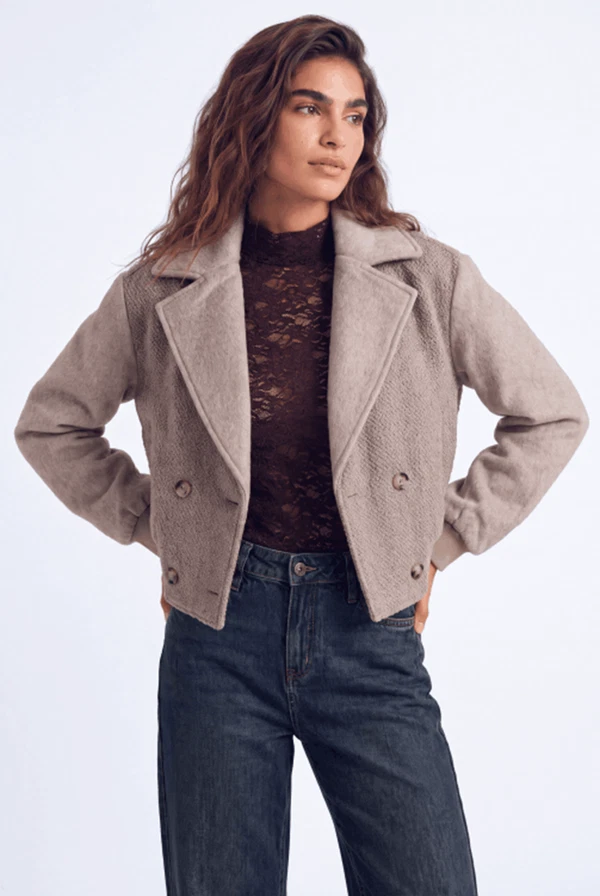 Florèz Vest Estee Taupe 1