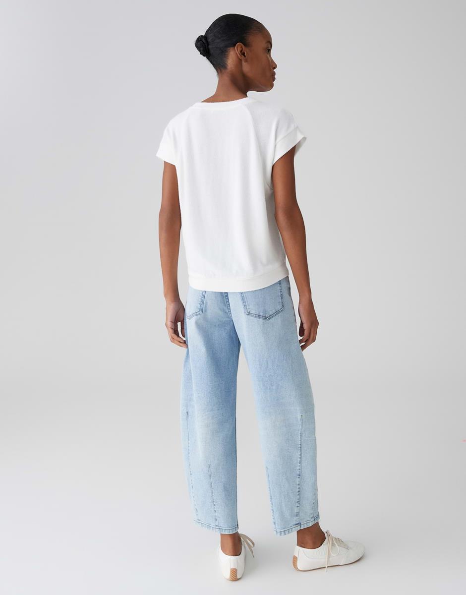 OPUS T-Shirt Salimera Off-White 3