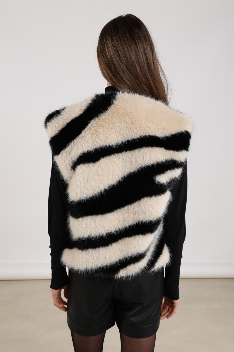 NUKUS Bodywarmer Fally Beige 3