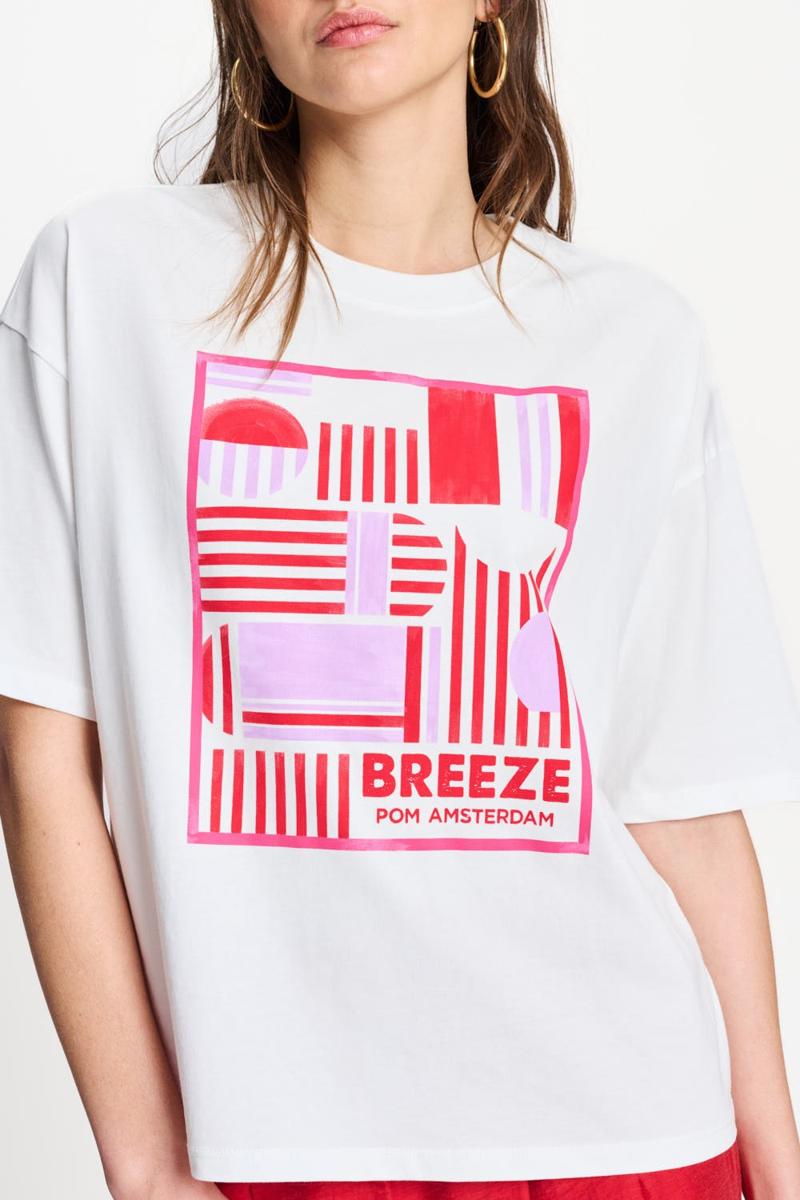 POM Amsterdam T-Shirt SP9574 Wit 2