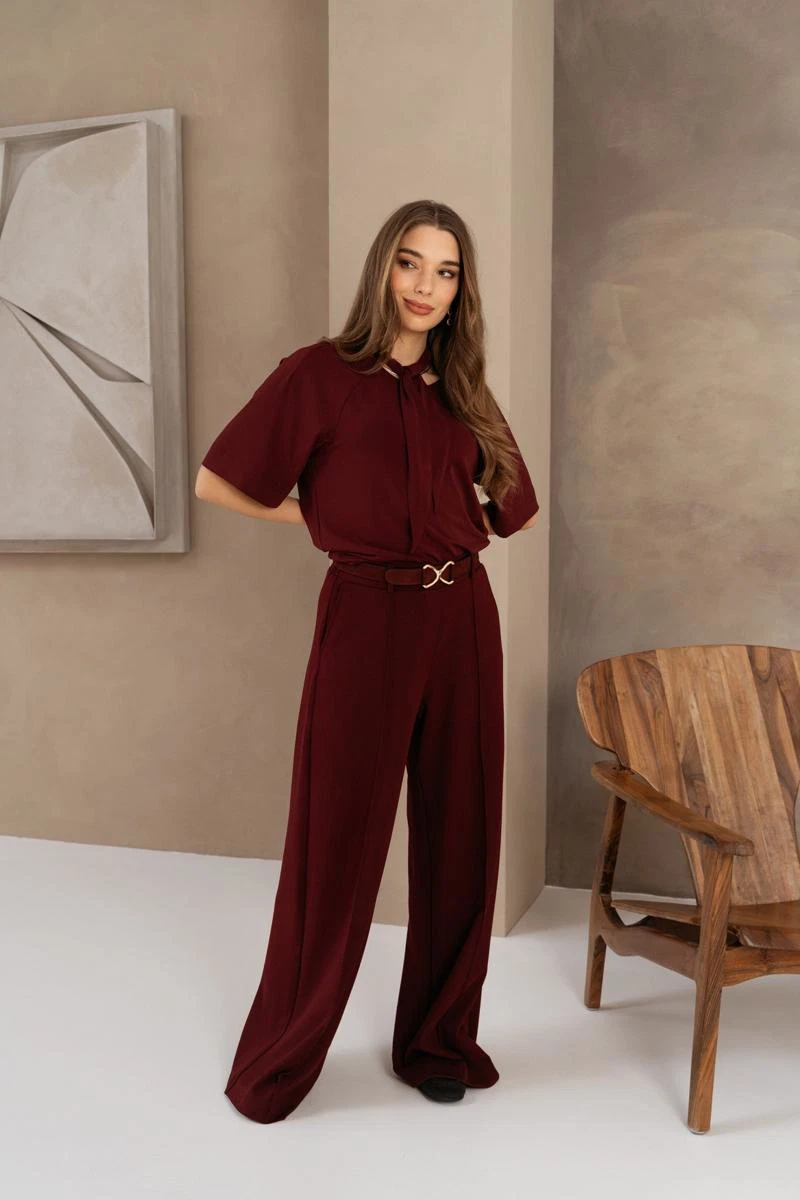 &Co Woman Pantalon PA452 Rood 4