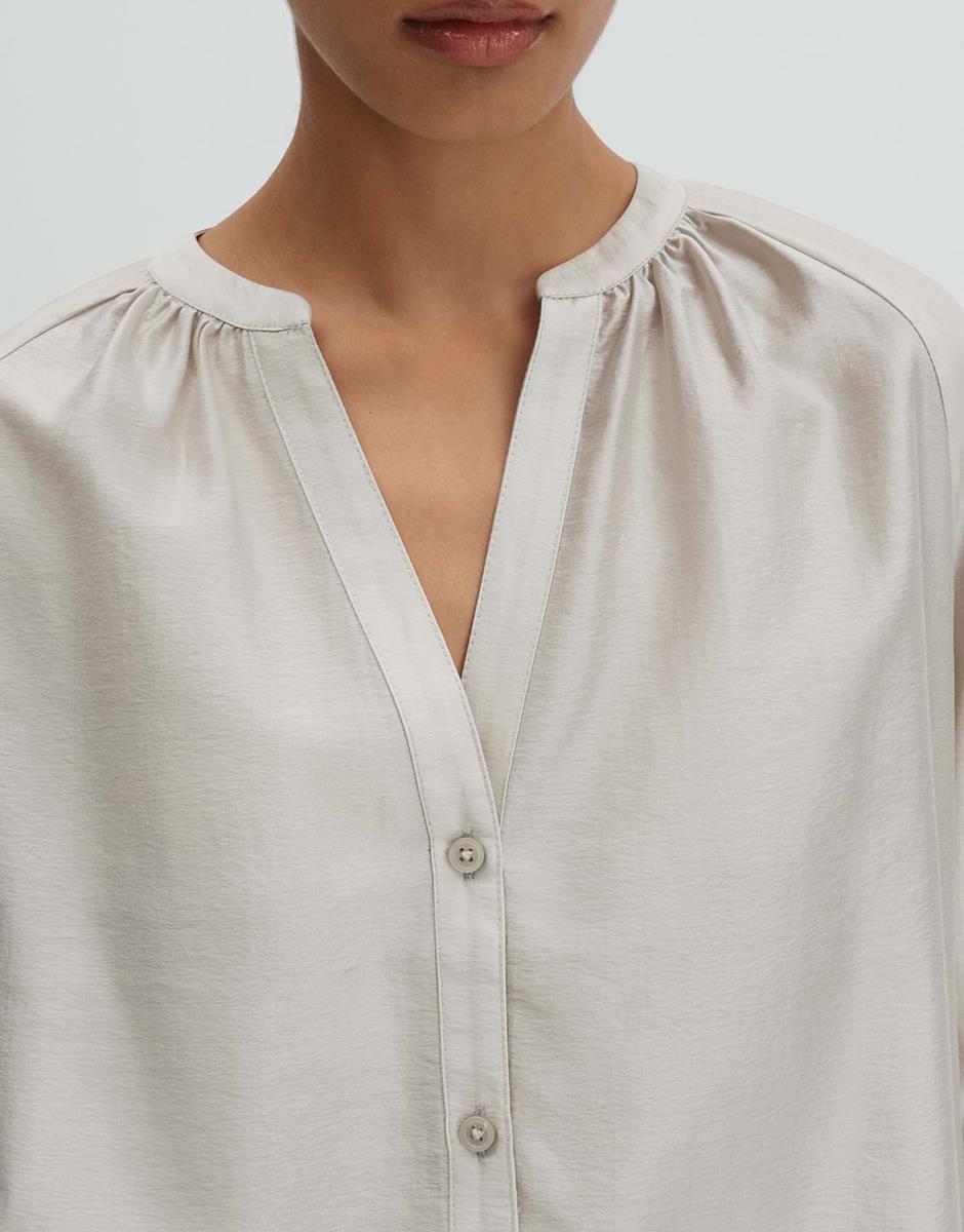 SOMEDAY Blouse Zamida Taupe 4