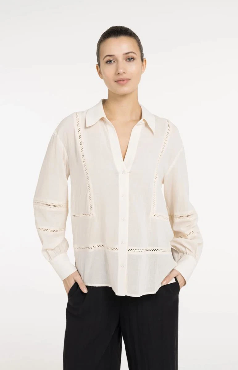 YAYA Blouse 01-201218-605 Off-White 1