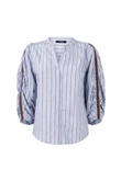 Jansen Amsterdam Blouse LEAH W26 Blauw 6