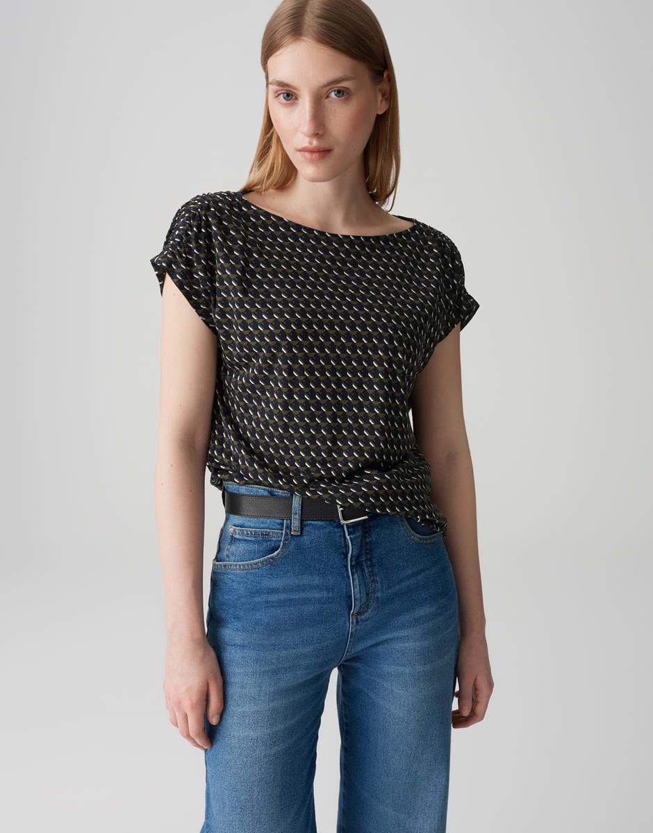 OPUS T-Shirt Sekadi Minimal Groen 1