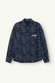 Don't waste culture Overshirt Levi Blauw 2