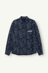 Don't waste culture Overshirt Levi Blauw 2