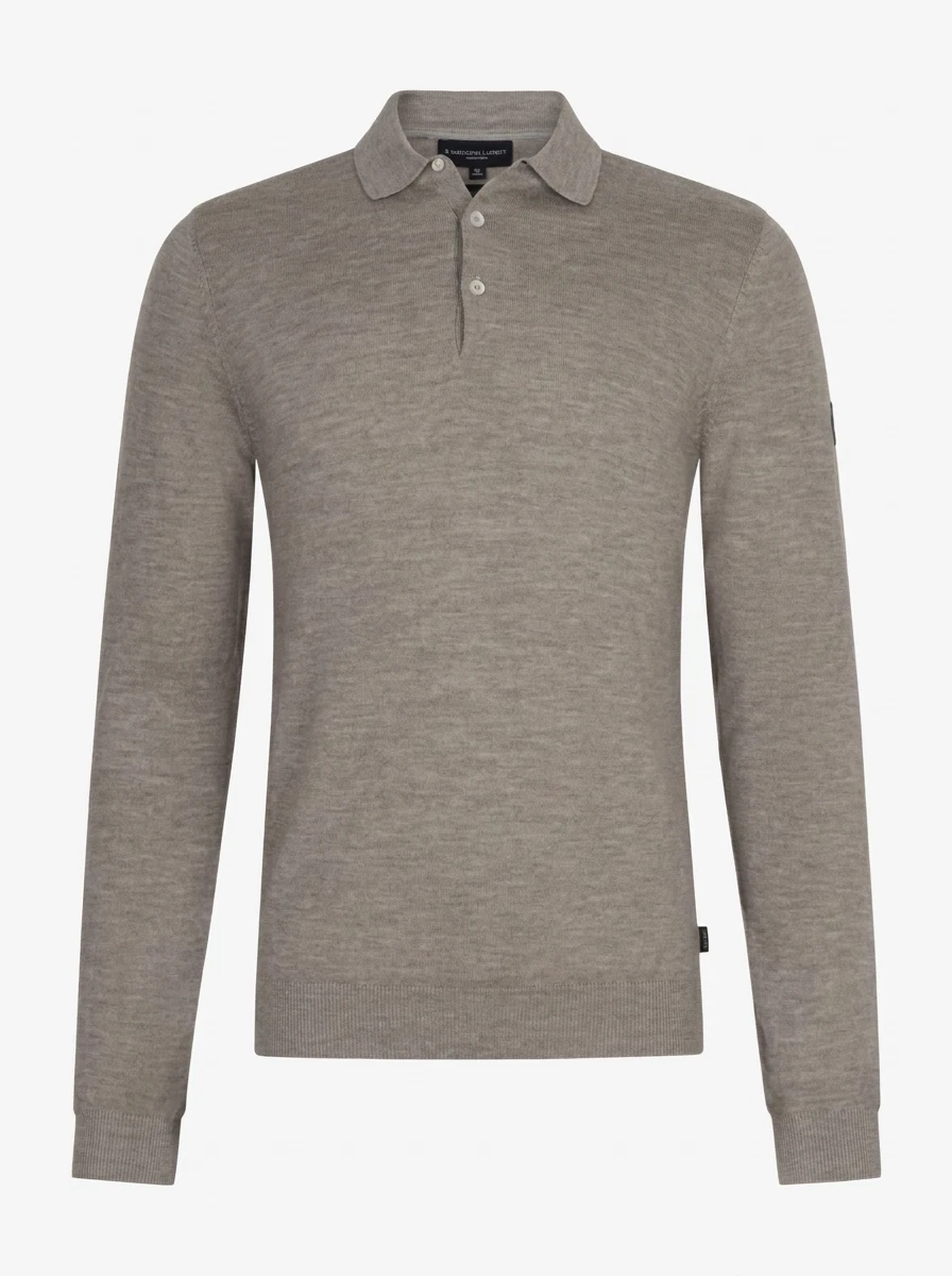 Cavallaro Polo Merino Taupe 1