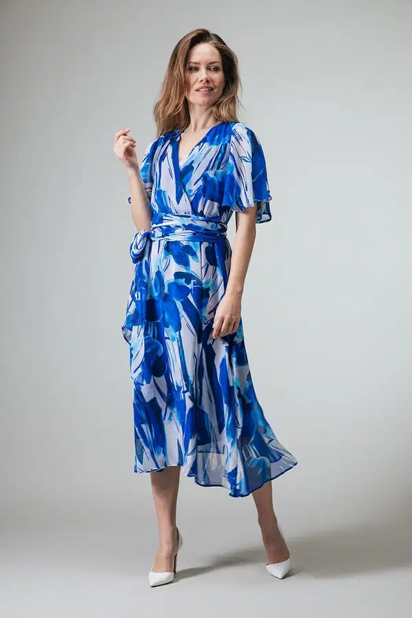 Label DOT Jurk Stella Blauw 1