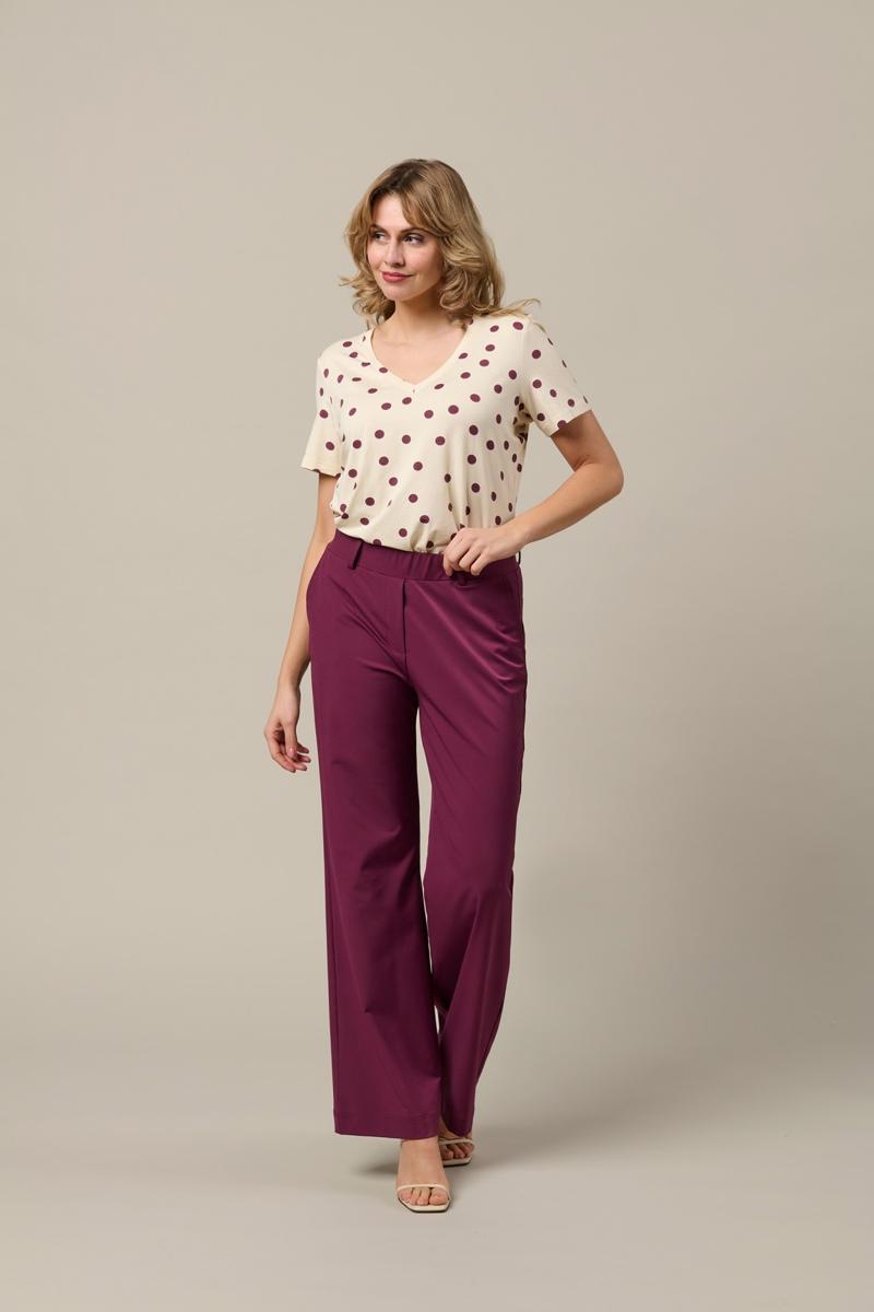 &Co Woman Pantalon PA264 Paars 5