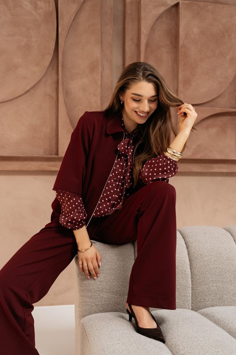 &Co Woman Blazer Ginni Rood 4