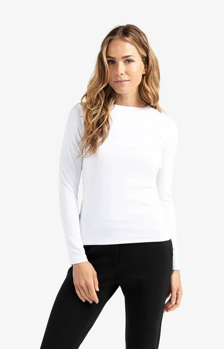 YAYA Longsleeve 01-719040-N Wit 1
