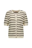 Studio Anneloes Vest Yara Stripe Bruin 2