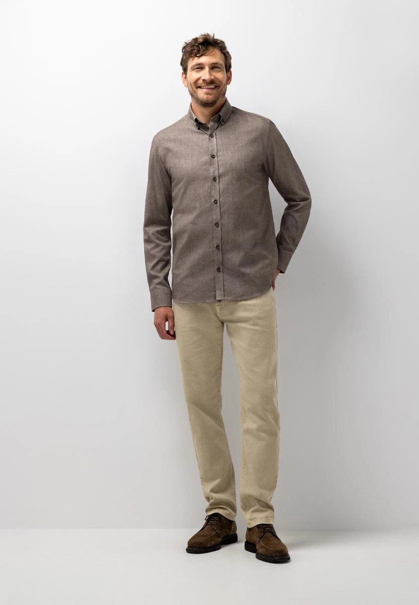State of Art Overhemd 211-26210 Bruin 3