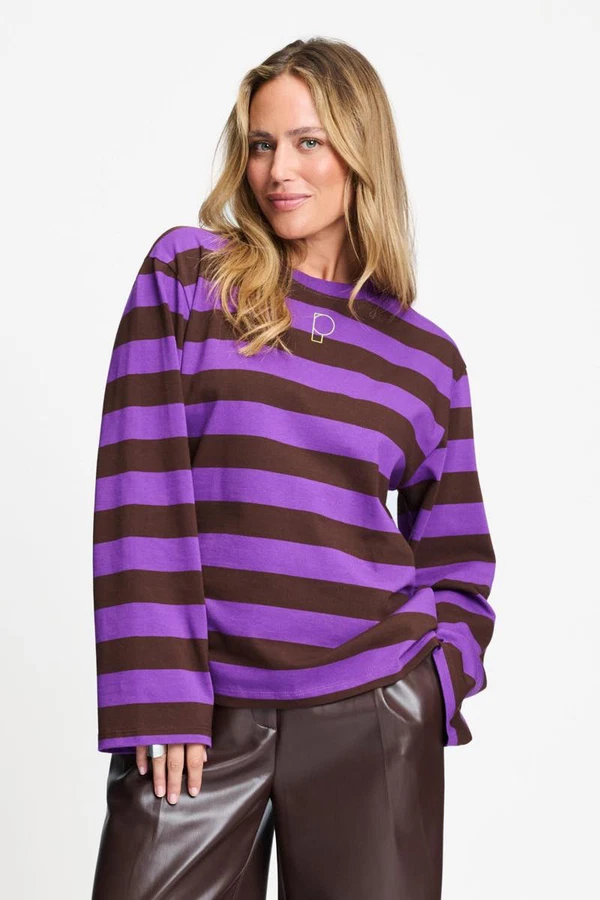 POM Amsterdam Longsleeve SP9751 Paars 1