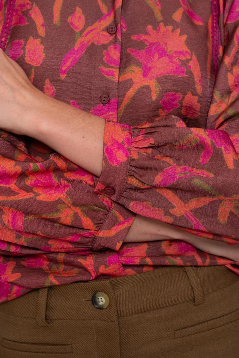 Geisha Blouse 53909-20 Roze 6