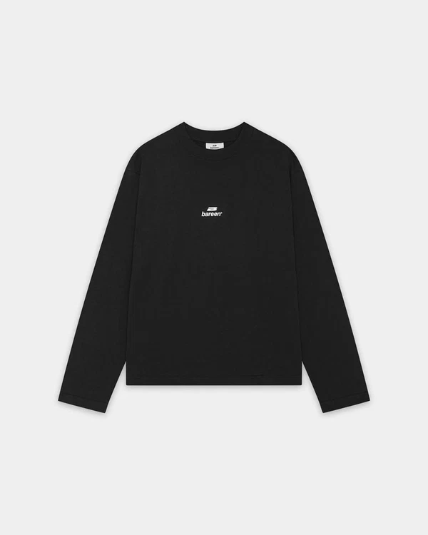 Bareen Longsleeve Logo Zwart 1