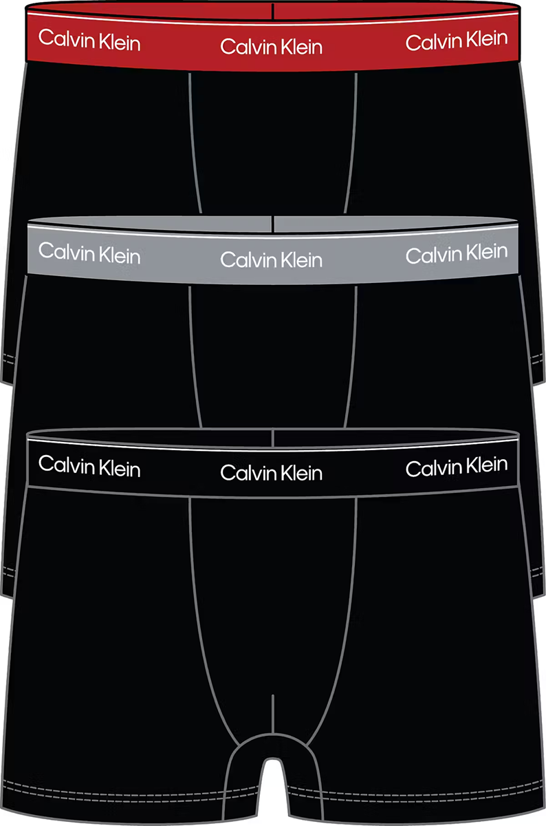 Calvin Klein Boxershort Relaxed Fit Trunk Rood 1