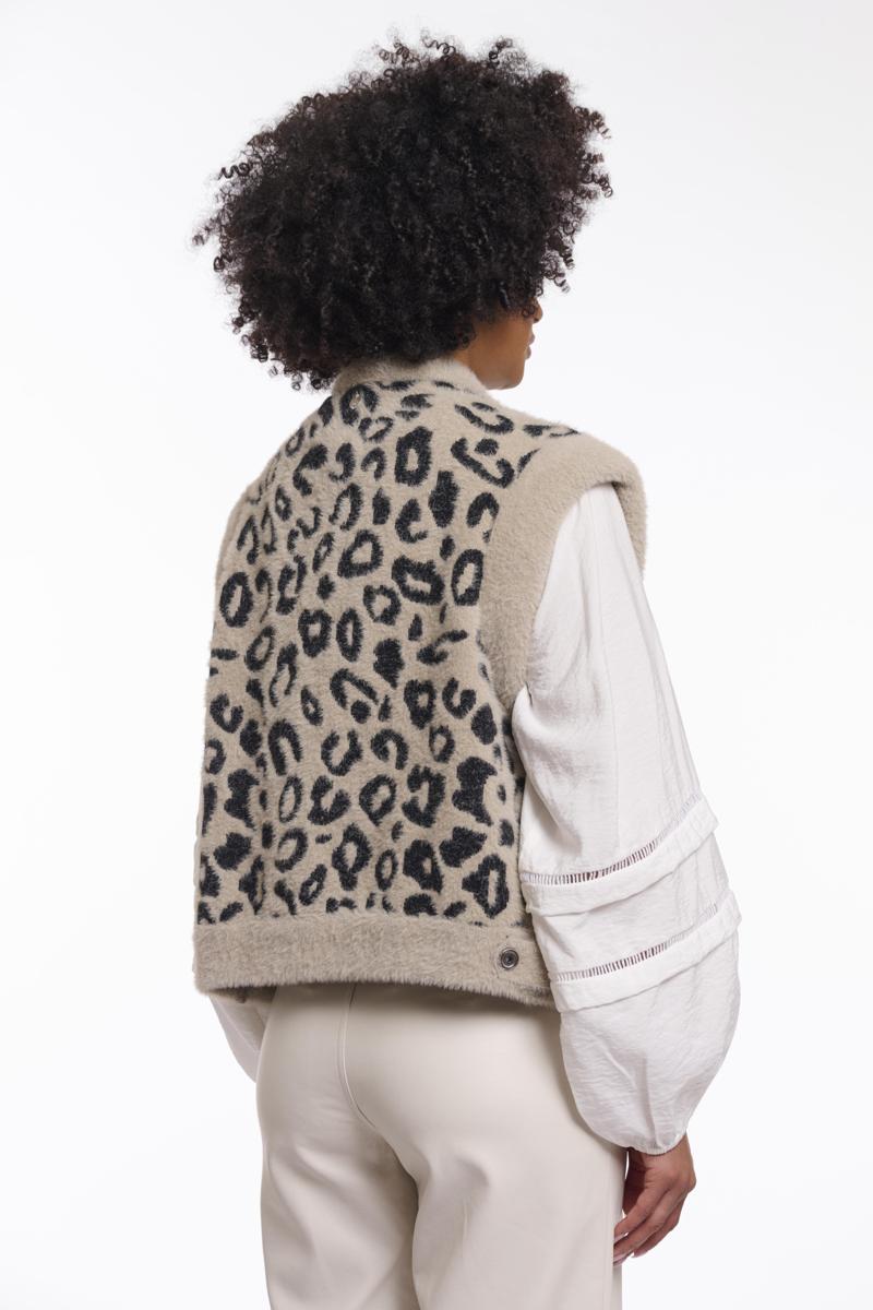 Rino & Pelle Gilet Elona Beige 2
