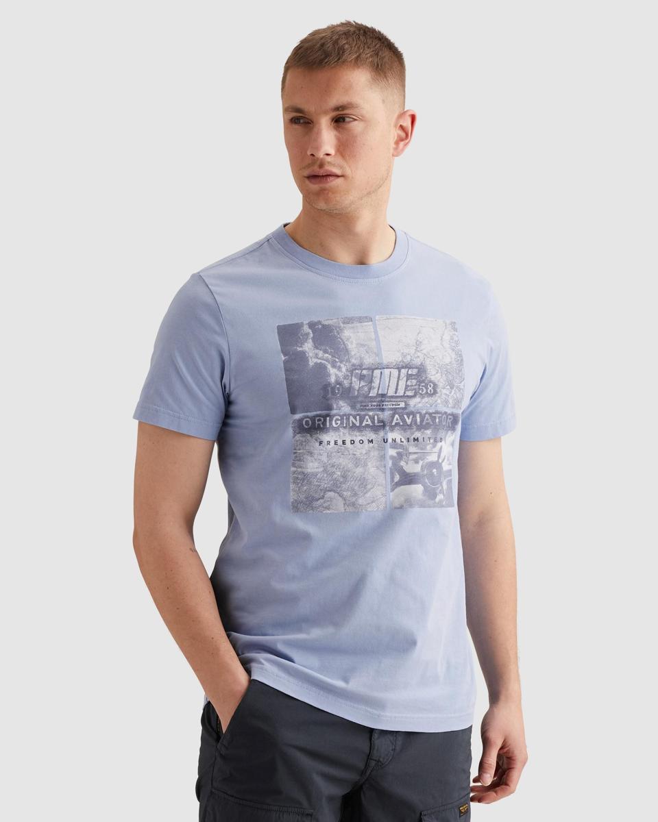 PME Legend T-Shirt PTSS2605572 Blauw 1