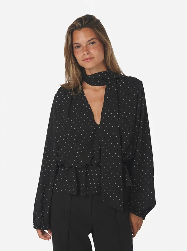 Neo Noir Blouse Ettalie Zwart 1