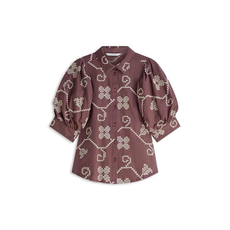 Summum Blouse 2s3500-12446 Paars 2