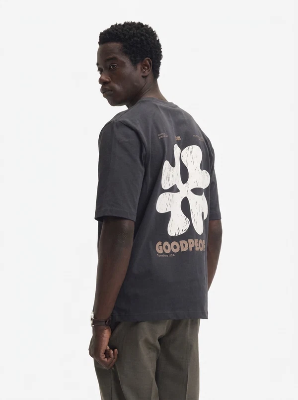 The GoodPeople T-Shirt Tex Grijs 1