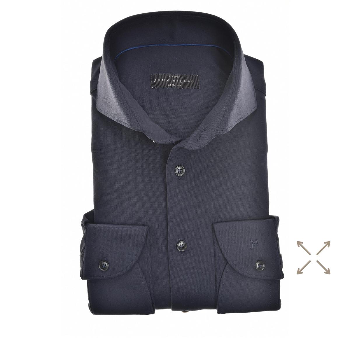 John Miller Overhemd 5346516 Blauw 2