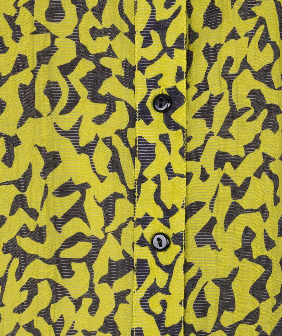 EsQualo Blouse F25.10543 Groen 5