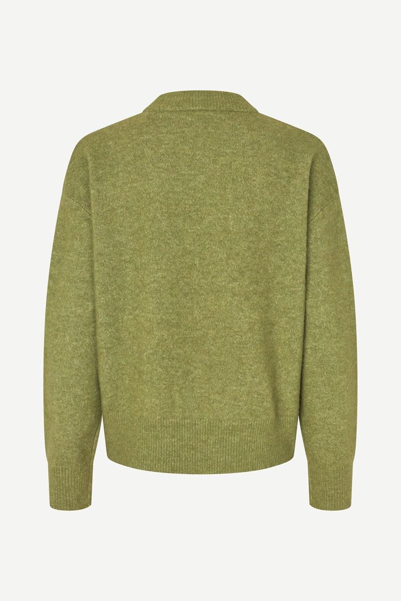 Samsøe Samsøe Trui Anour Groen 4