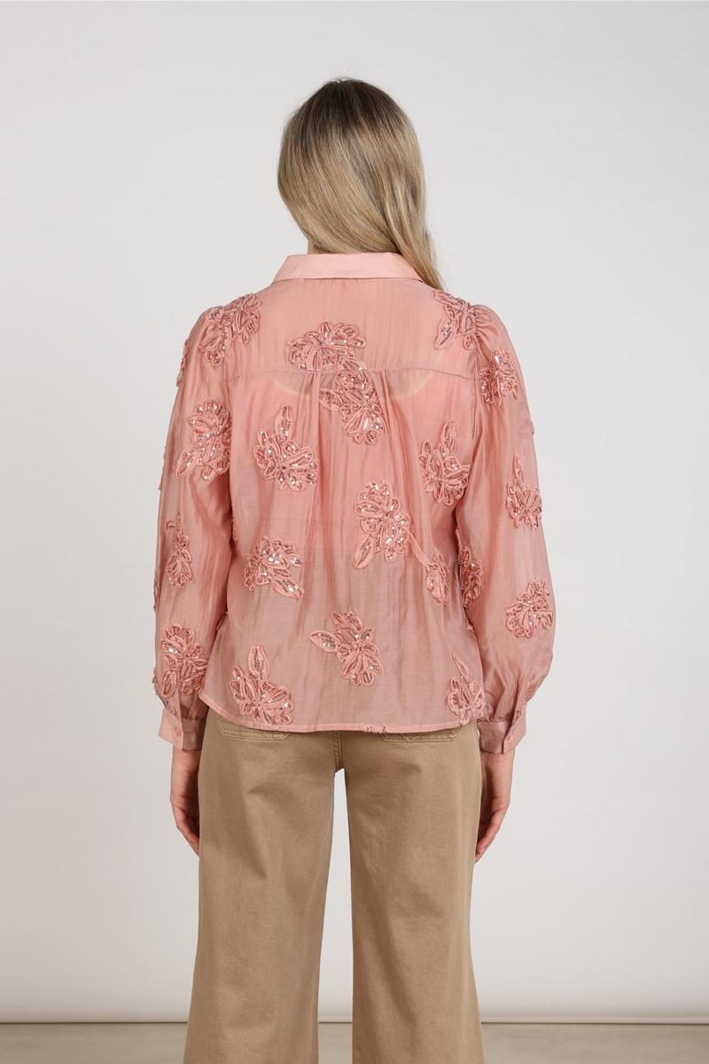 NUKUS Blouse Antonelle Roze 3