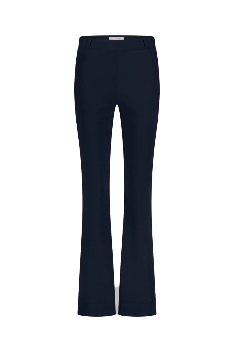 Studio Anneloes Pantalon Flair Bonded Blauw 2