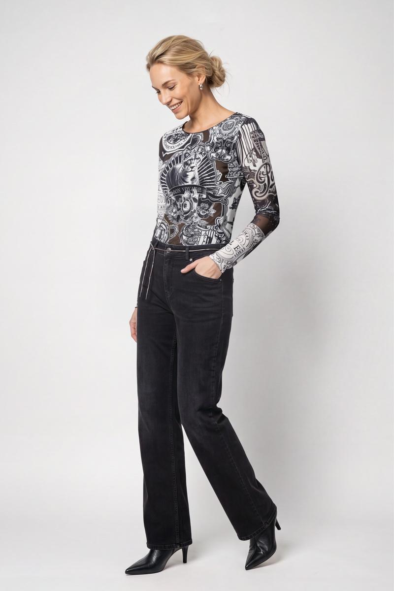 Monari Longsleeve 809852 Zwart 3