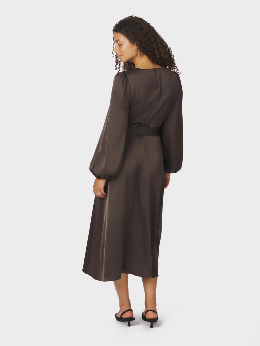 Neo Noir Jurk Rimini Heavy Bruin 3