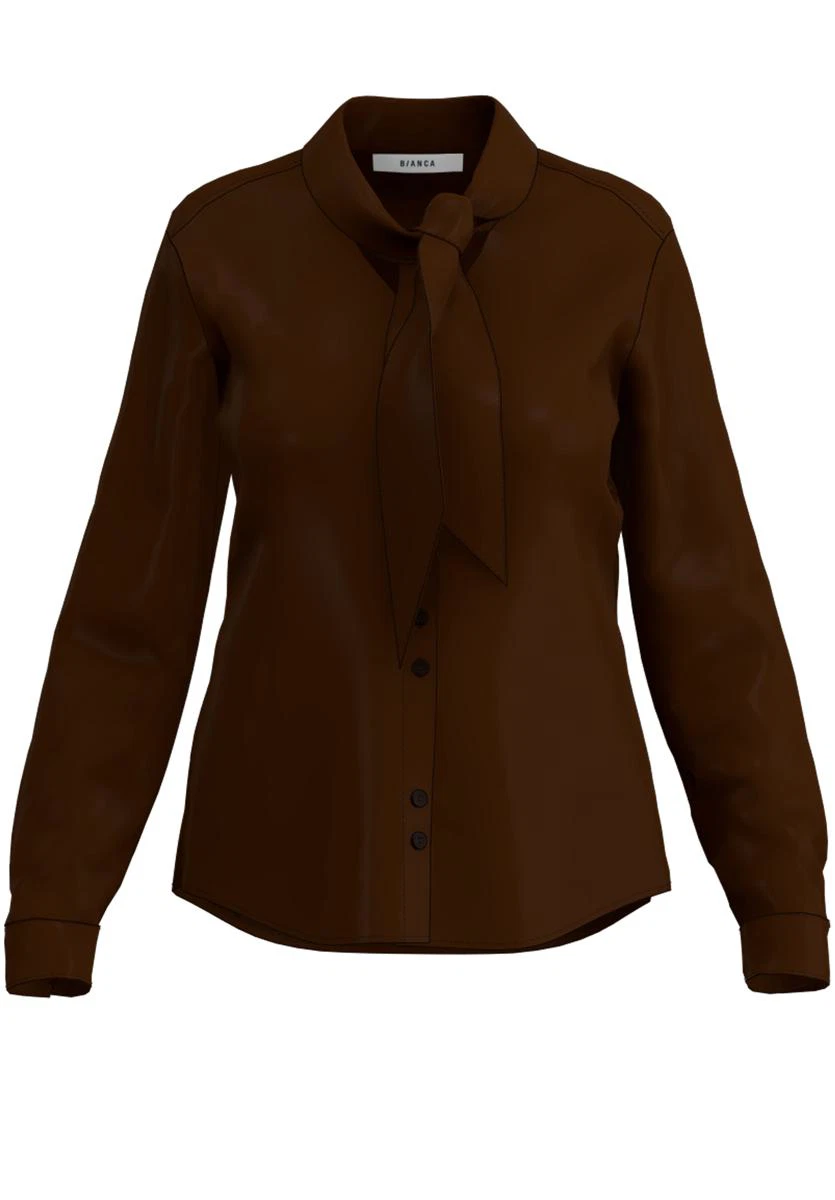 Bianca Blouse 85012 Bruin 1