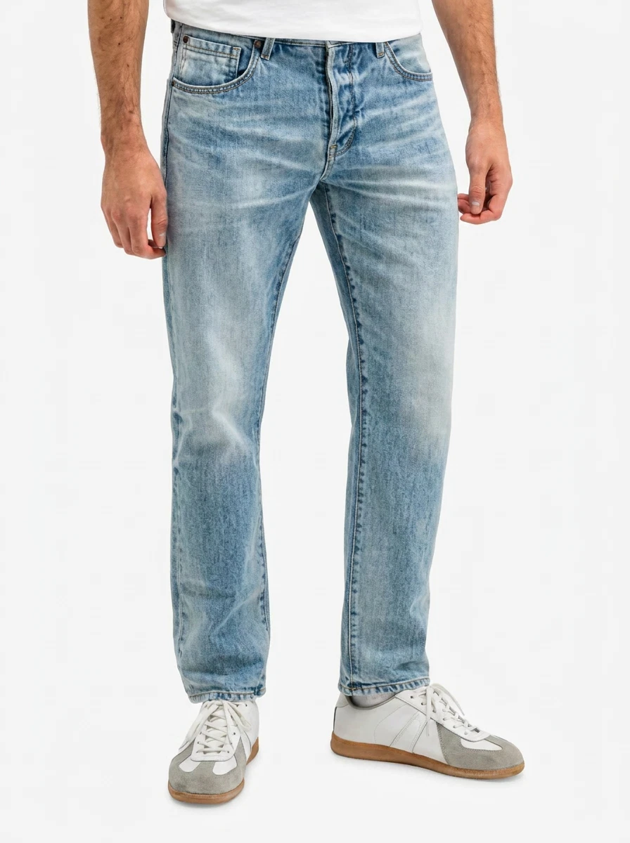 Butcher of Blue Jeans Stockton Blauw 1