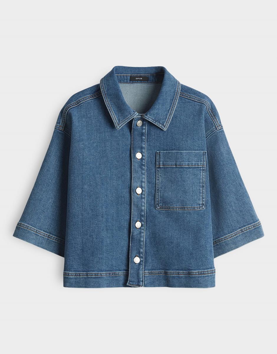 OPUS Blouse Femse Blauw 2