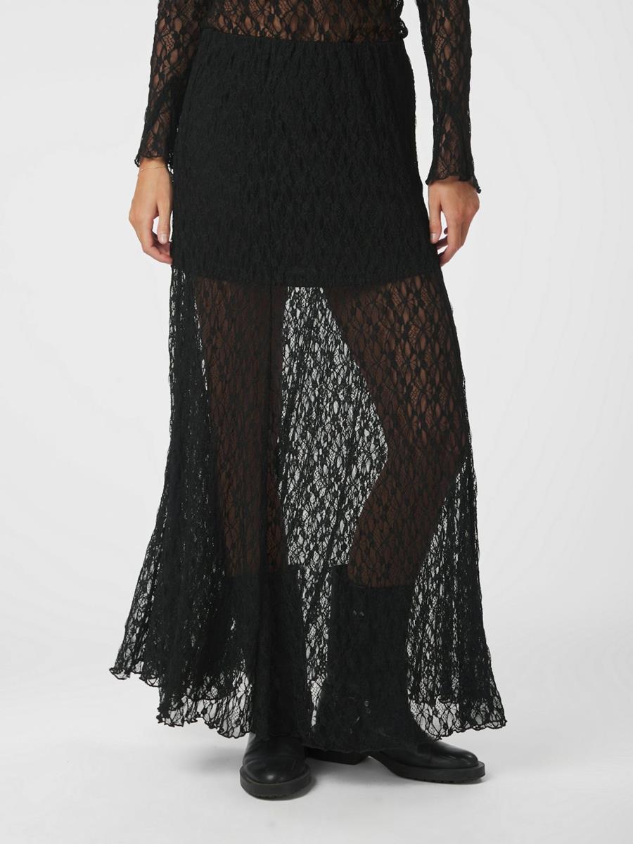 Neo Noir Rok Mariya Lace Zwart 1